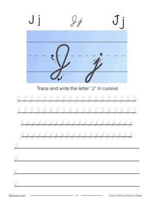 how to do a cursive j and why the alphabet is a powerful tool for creativity